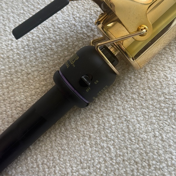 Hot Tools Spring Hair Curling Iron 24K Gold 2 Inch - Picture 5 of 8